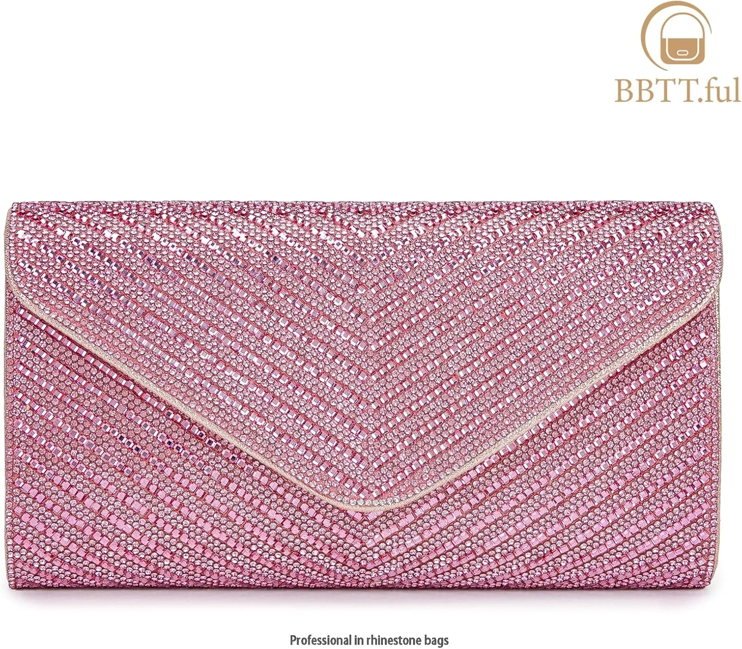 Women's Evening Handbags Envelope Clutch Purses Ladies Crossbody Bags Rhinestone Wedding Bag Shoulder Bag for Women