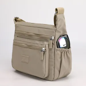 Women's Large Capacity Shopping Commuter Trendy Waterproof Nylon Cloth Shoulder Bags