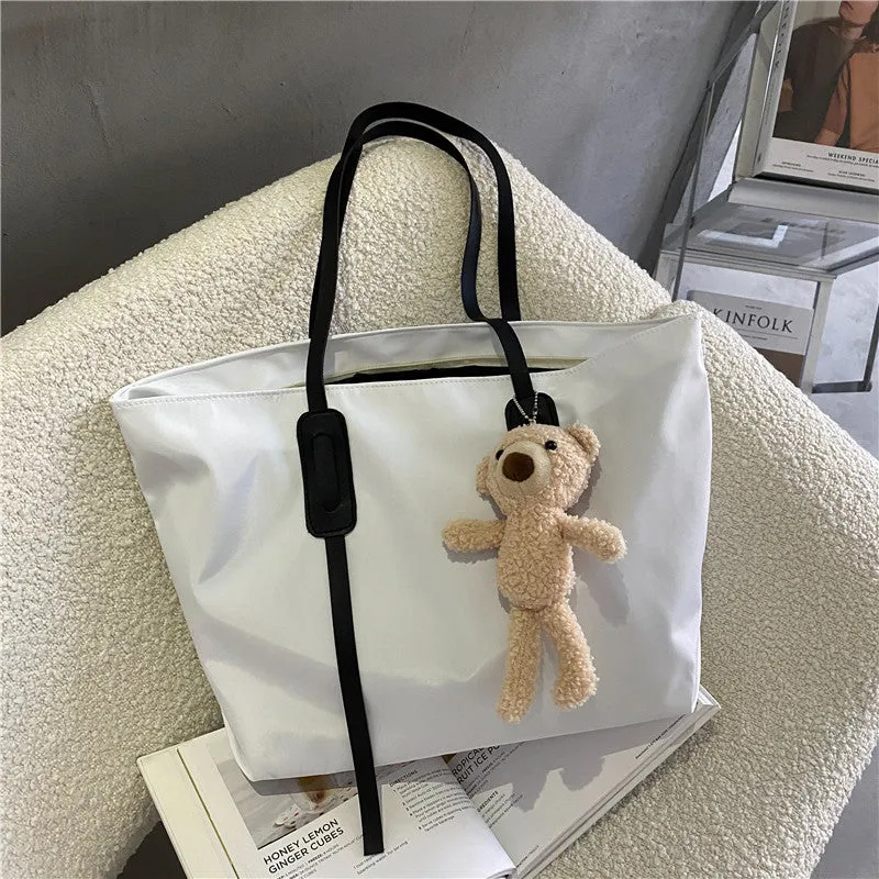 Women's Large Capacity Trendy Design Shopping Shoulder Bags