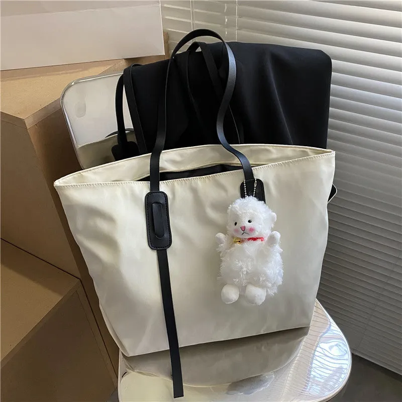Women's Large Capacity Trendy Design Shopping Shoulder Bags
