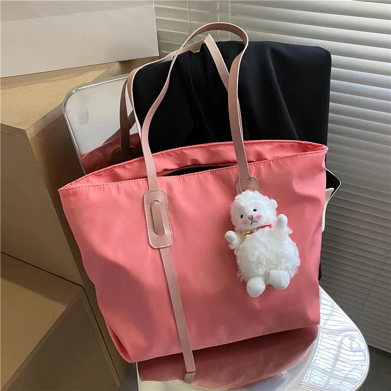 Women's Large Capacity Trendy Design Shopping Shoulder Bags