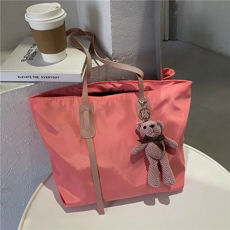 Women's Large Capacity Trendy Design Shopping Shoulder Bags