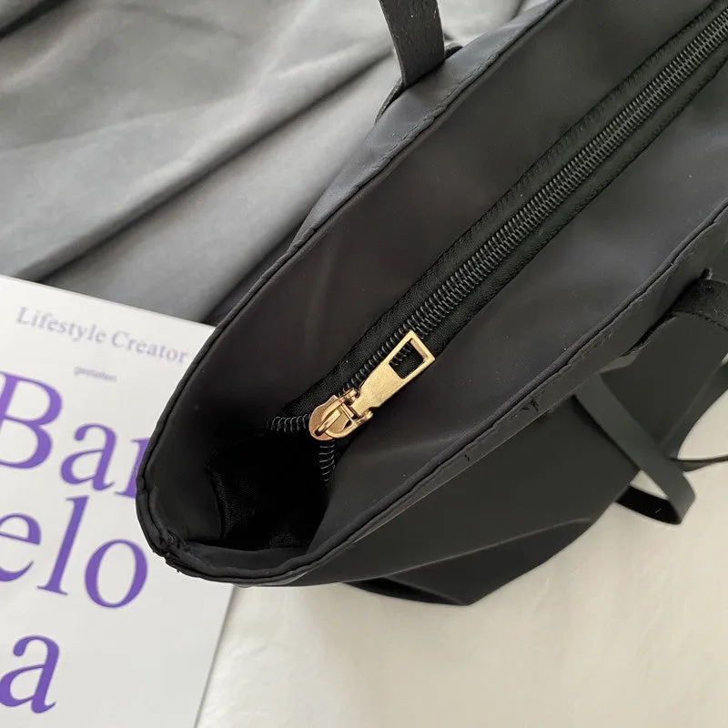 Women's Large Capacity Trendy Design Shopping Shoulder Bags