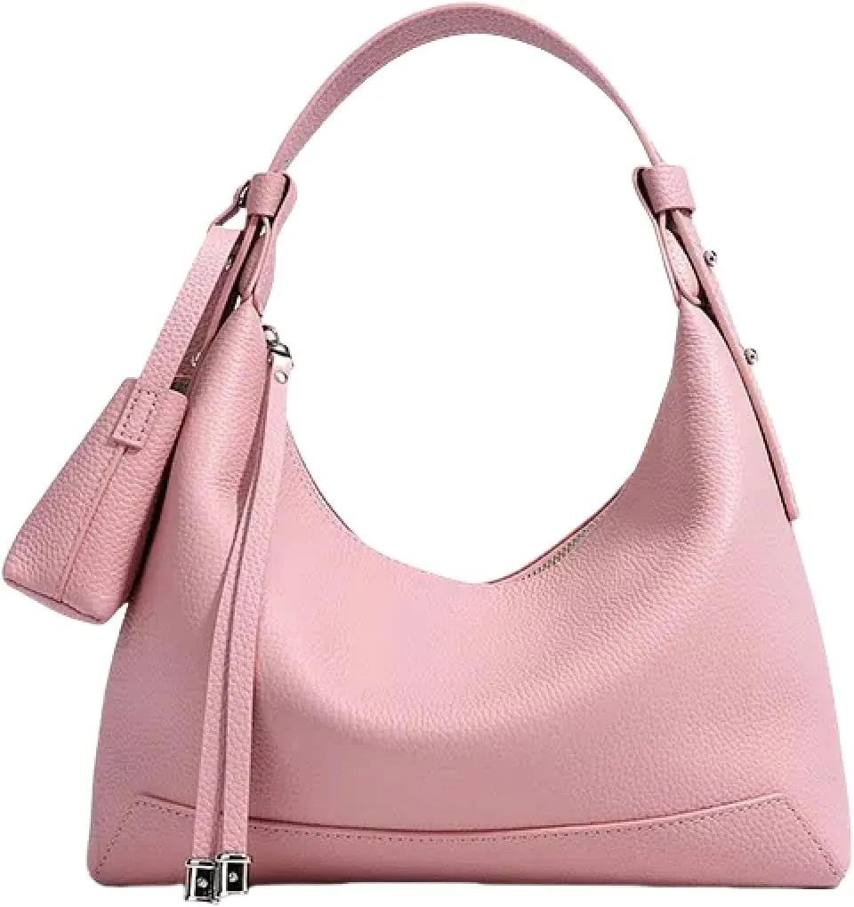 Women's Luxury Genuine Leather Shoulder Bag Stylish Hobo Bag for Professionals Spacious Dumpling Design