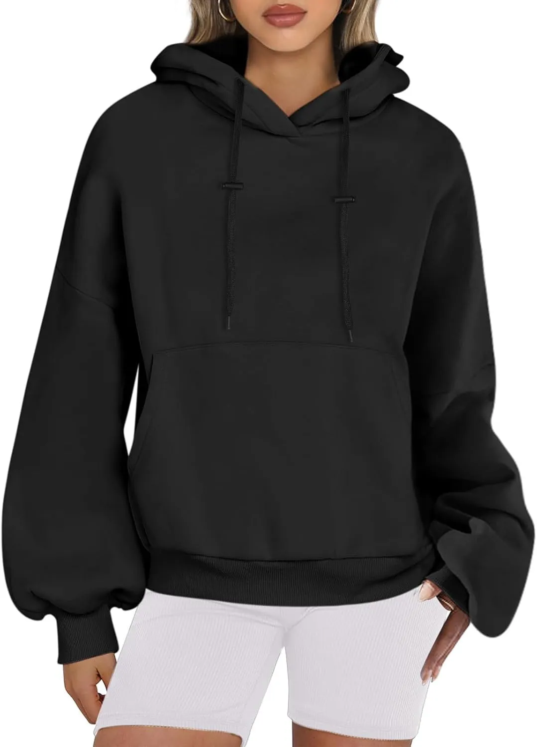 Womens Oversized Hoodies Casual Long Sleeve Fleece Sweatshirts Pullover Sweaters Teen Girls Preppy Tops Clothes