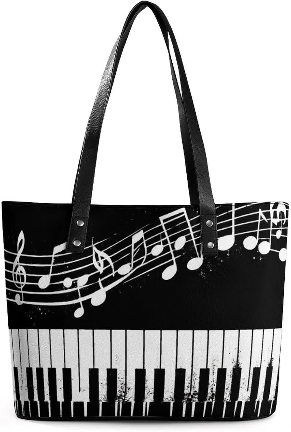Women's Portable Tote Bag Trendy Modern Leather Handbag For Work Weekend