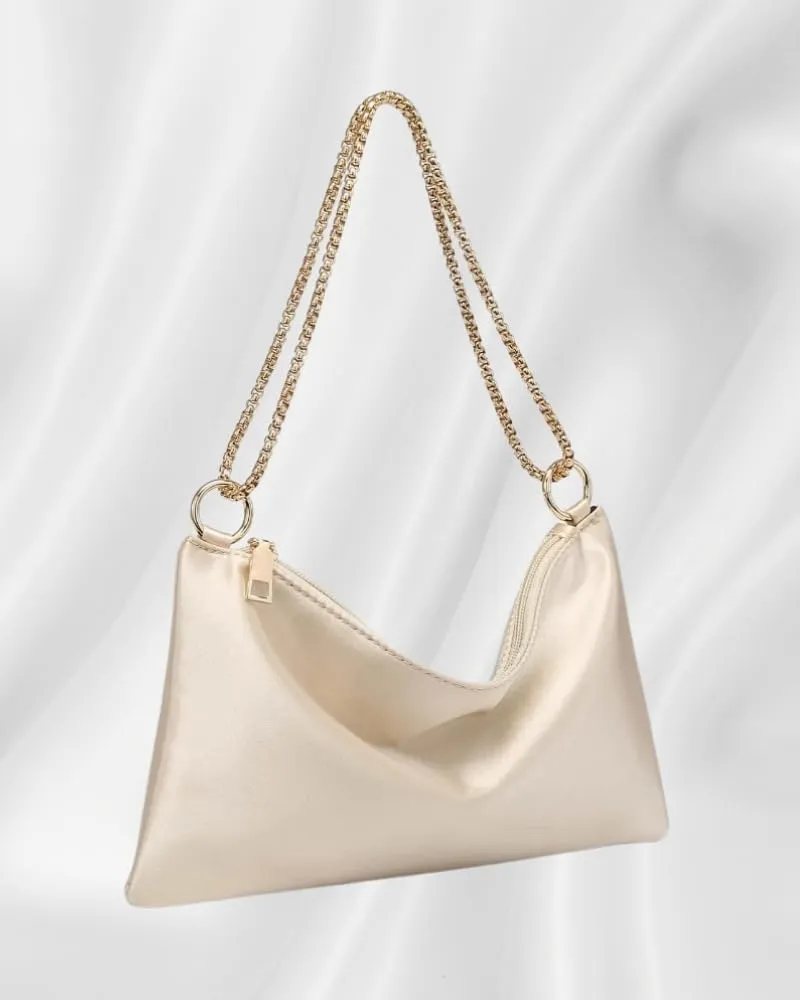 Women's Satin Evening Handbag Shoulder Bag Purse for Women Clutch Purses Evening Bag