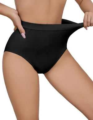 Women's Shapewear Tummy Control Jacquard Underwear for Women High Waist Shaping Panty Body Shaper Seamless Brief