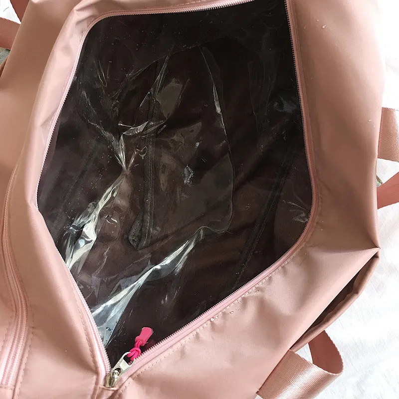 Women's Shoe Storage Dry Wet Separation Yoga Travel Bags