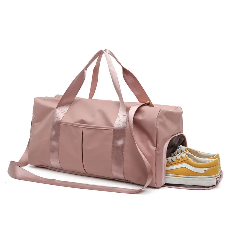 Women's Shoe Storage Dry Wet Separation Yoga Travel Bags