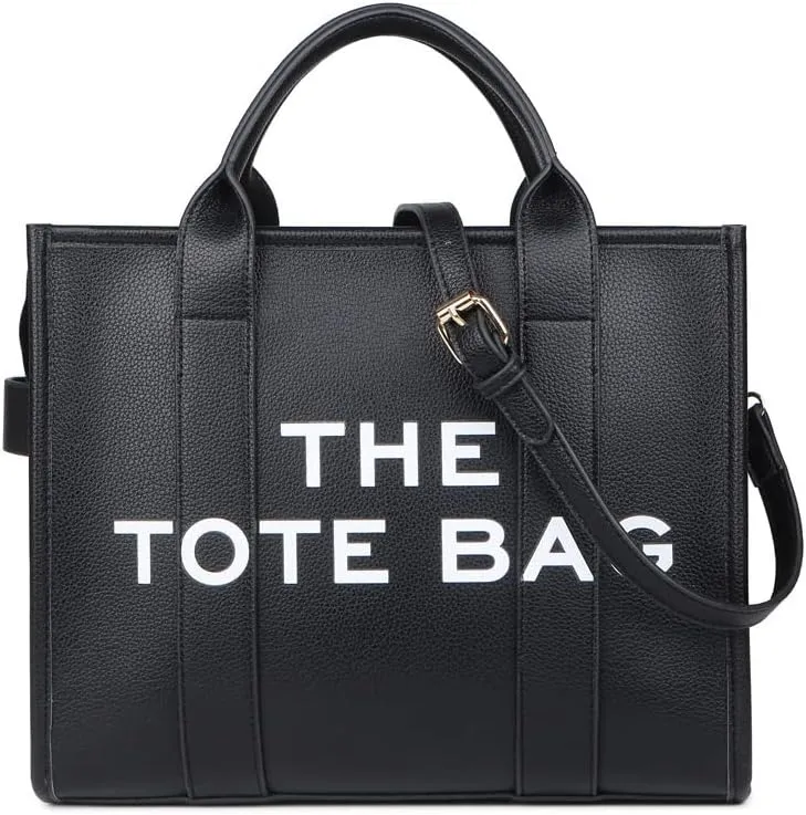 Women's Shoulder Bag, Crossbody Bag, Simple Leisure Large Capacity Shandbag, Solid Color Pu Alphabet Trent Tote Bag