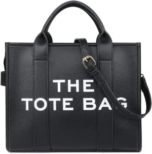 Women's Shoulder Bag, Crossbody Bag, Simple Leisure Large Capacity Shandbag, Solid Color Pu Alphabet Trent Tote Bag