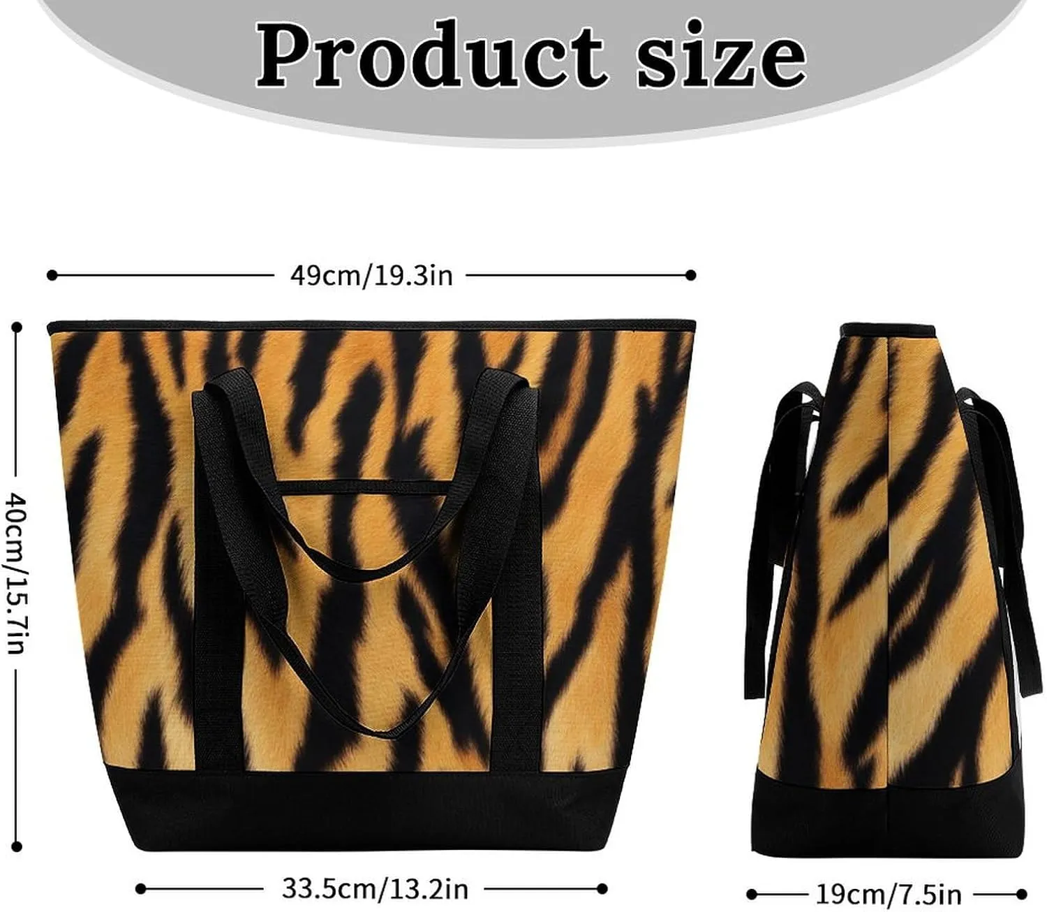 Women's Spacious Thermal Shoulder Bag Stylish Insulated Shopping Tote