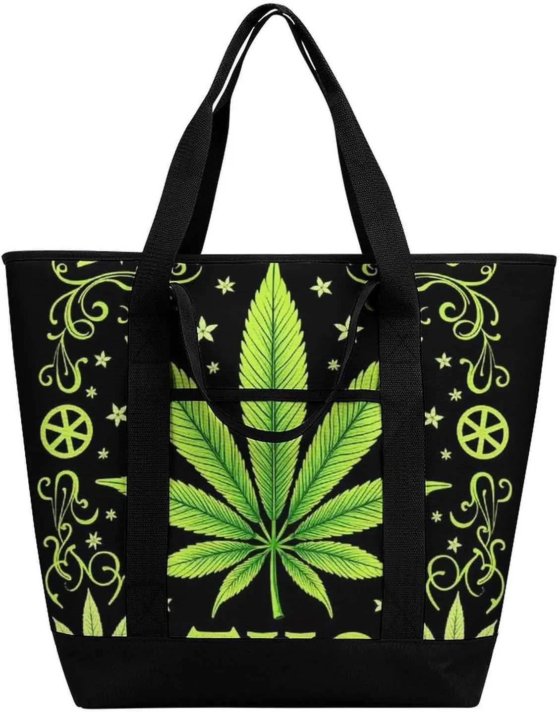 Women's Spacious Thermal Shoulder Bag Stylish Insulated Shopping Tote
