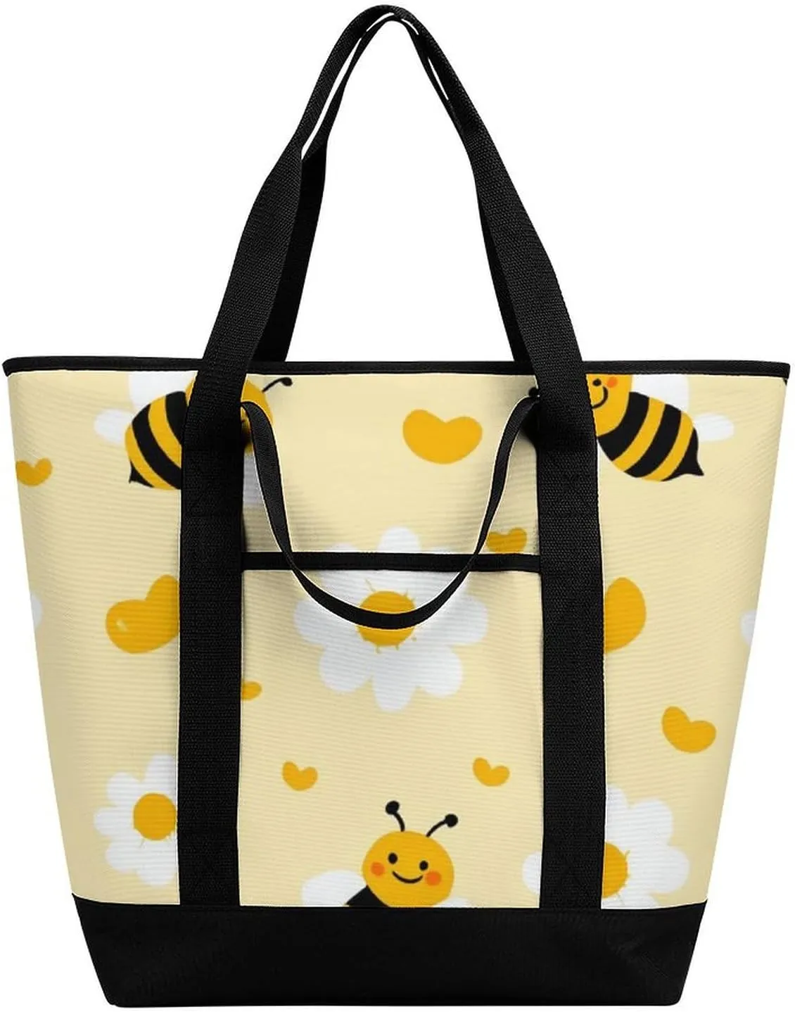 Women's Spacious Thermal Shoulder Bag Stylish Insulated Shopping Tote