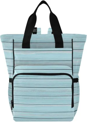 Wood Planks Texture Diaper Bag Backpack Large Baby Diaper Bag Tote with Stroller Straps Tote with Insulated Pockets for Baby Girls Boys Stuff Travel Essentials