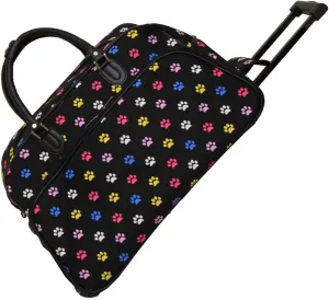 World Traveler 21-Inch Carry-On Rolling Duffel Bag, Multi Paws