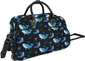 World Traveler Animal Prints 21-inch Carry-on Rolling Duffel Bag