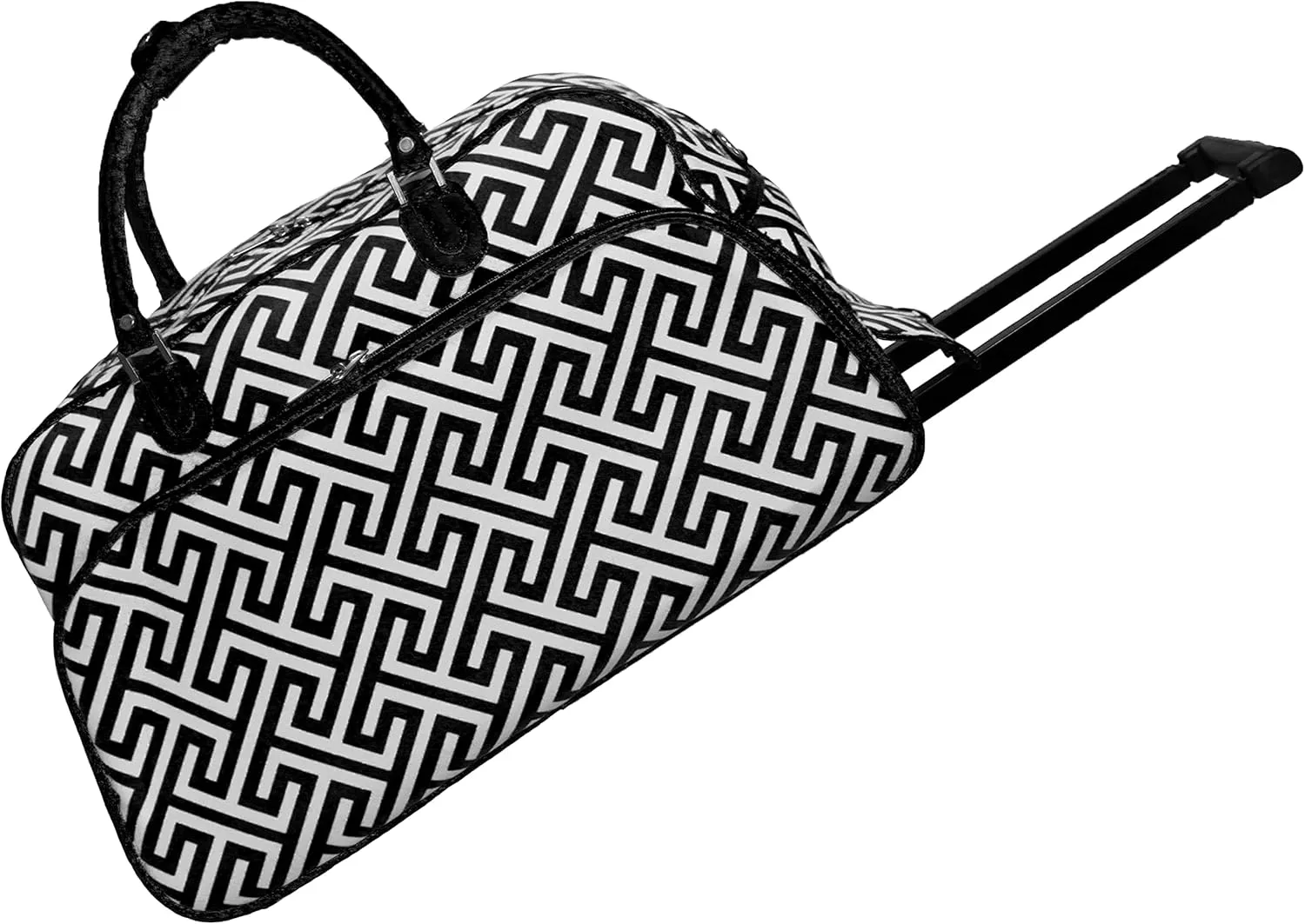 World Traveler Classic Prints 21-inch Carry-on Rolling Duffel Bag