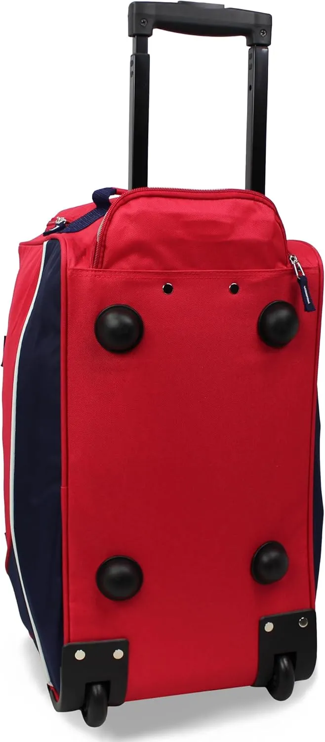 World Traveler Hipack 20-inch Carry-on Sports Rolling Duffel Bag with Shoe Pocket