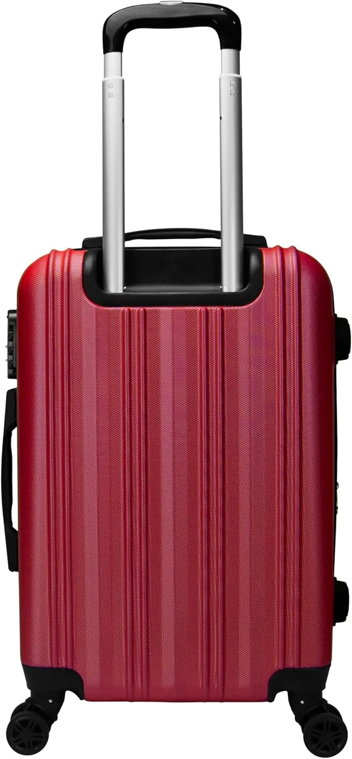 World Traveler Kemyer Quest Hardside Lightweight Expandable Spinner Suitcase Luggage, Burgundy, 25-inch