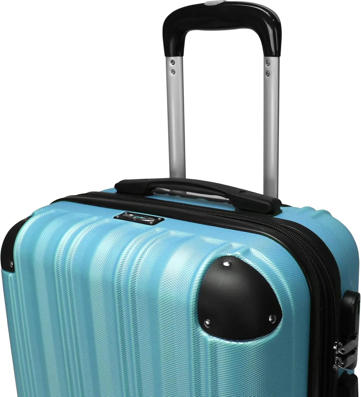 World Traveler Kemyer Quest Hardside Lightweight Expandable Spinner Suitcase Luggage, Sapphire Blue, 25-inch