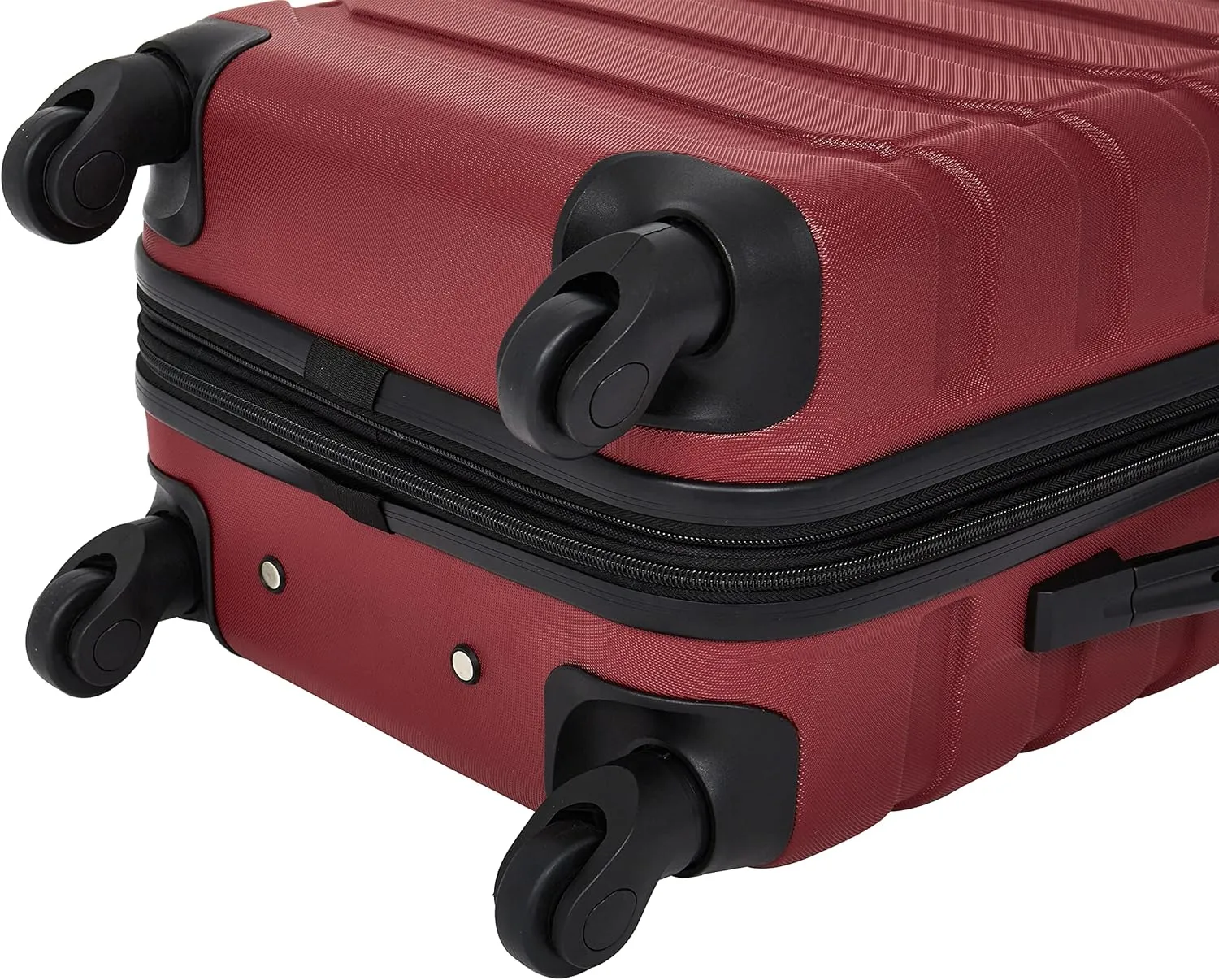 Wrangler Elysium Luggage & Packing Cubes, Red, 4 Piece Set