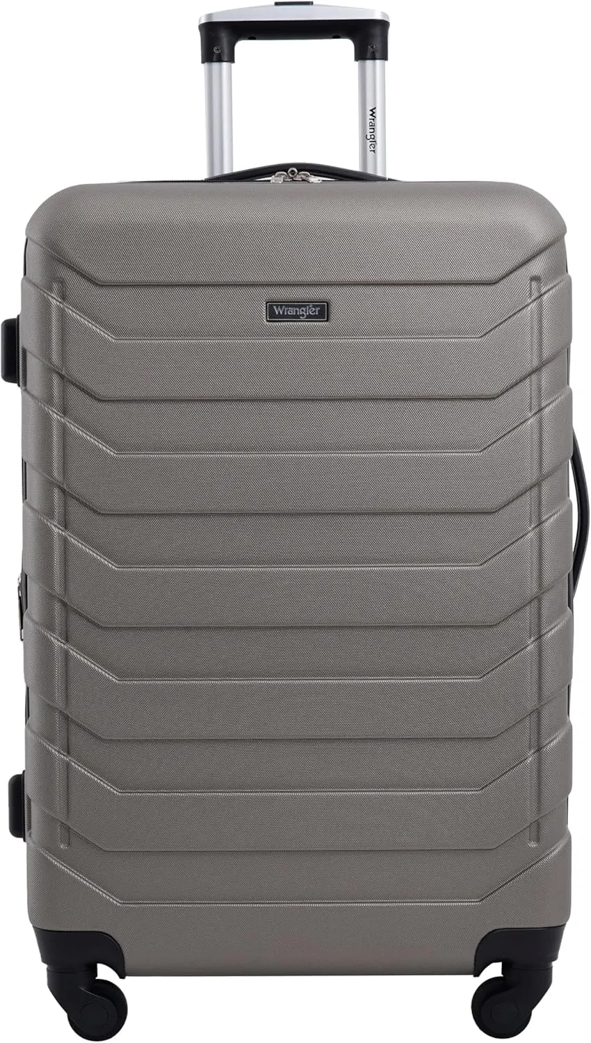 Wrangler Miami Luggage & Packing Cubes, Desert Taupe, 4 Piece Set
