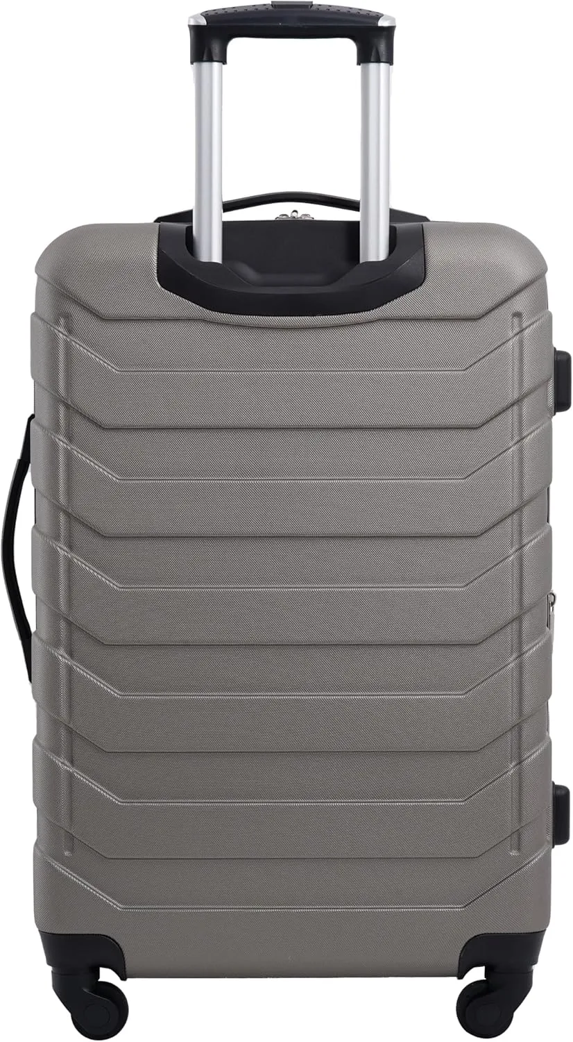 Wrangler Miami Luggage & Packing Cubes, Desert Taupe, 4 Piece Set