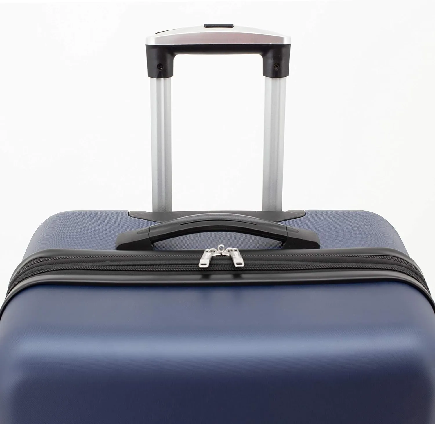 Wrangler Smart Luggage Cup Holder and USB Port, Navy Blue, 3 Piece Set