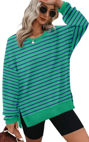 XIEERDUO Womens Oversized Sweatshirts Pullover Casual Crewneck Long Sleeve Tops Comfy