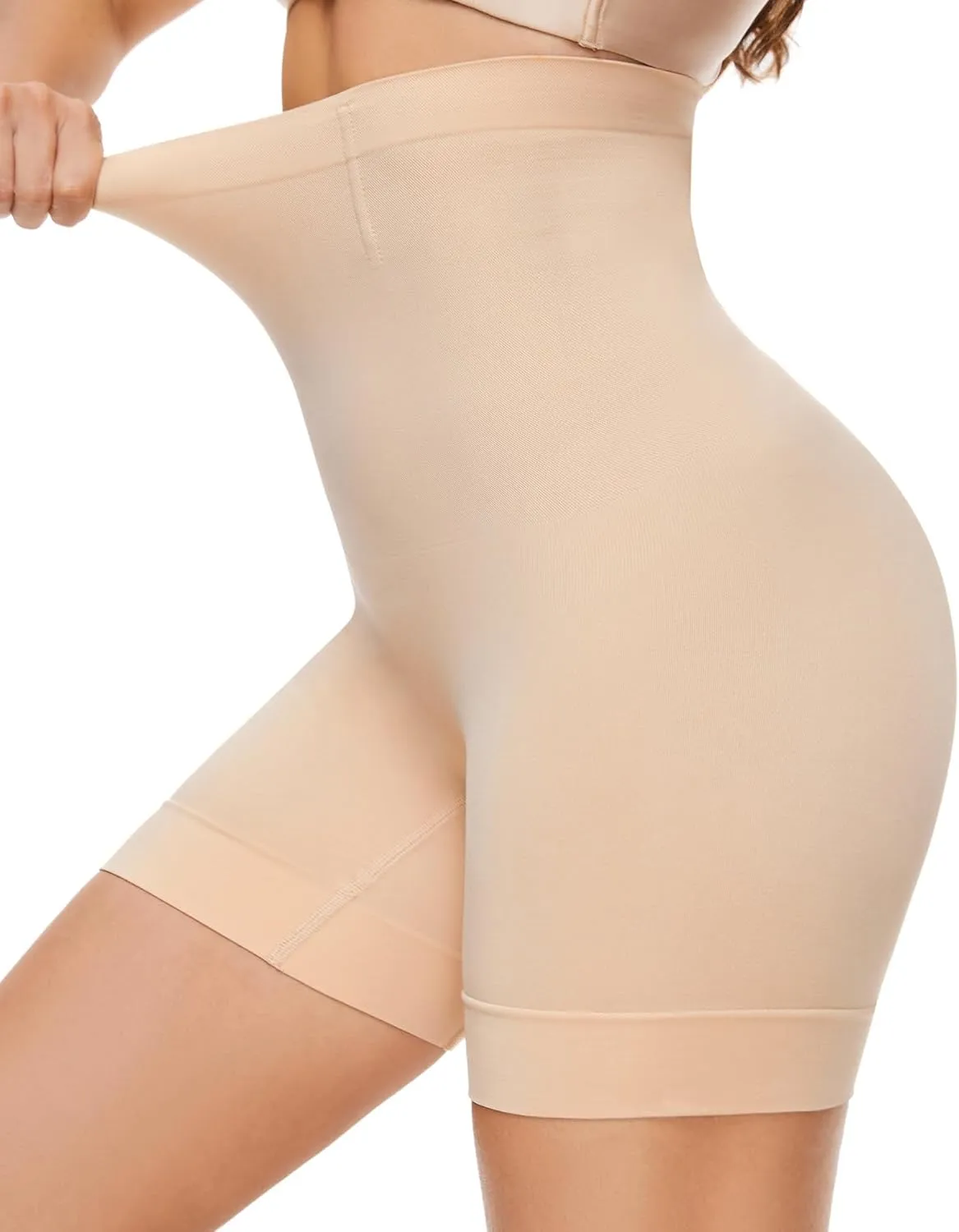 YADIFEN Shapewear Shorts Tummy Control Shapewear Invisible Shaping Shorts High Waisted Body Shaper Shorts Under Dress