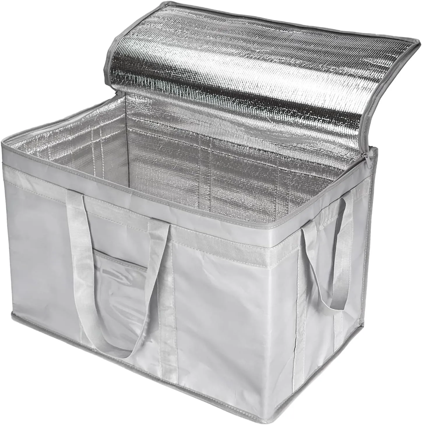 Yalin XXXL Large Insulated Cooler Bag, Styrofoam Cooler of Keep Food Hot or Cold, Reusable Double Zipper Food Delivery Bag for Grocery Shopping, 23" W x 15" H x 14" D