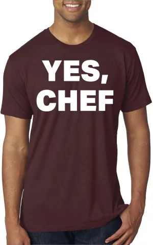 YES Chef Iconic Pop TV Quote Pop Culture Mens Premium Tri Blend T-Shirt