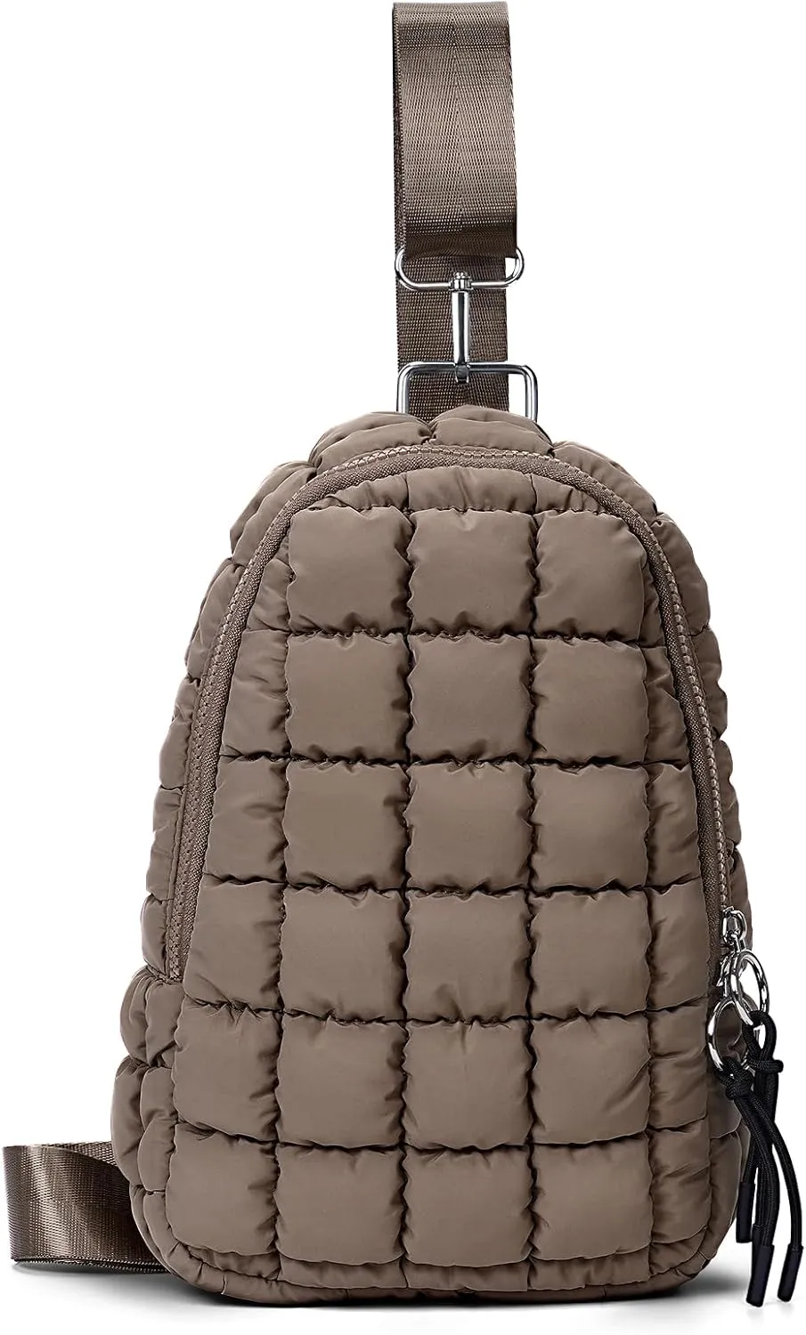 YFGBCX Puffer Bag Quilted Sling Bag for Women Crossbody Purse Sling Backpack Quilted Fanny Pack Puffy Chest Purse