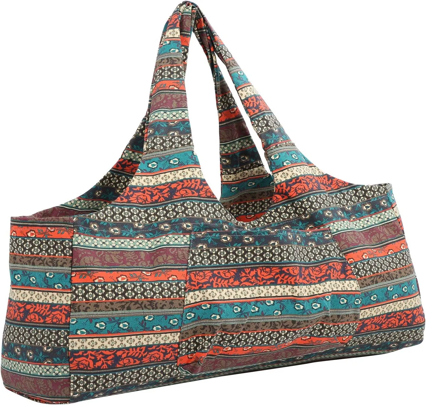 Yoga Bag, Yoga Mat Bag Breathable Oversized Ethnic Yoga Package Luggage Bag Fitness Clothing Travel