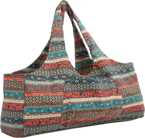 Yoga Bag, Yoga Mat Bag Breathable Oversized Ethnic Yoga Package Luggage Bag Fitness Clothing Travel