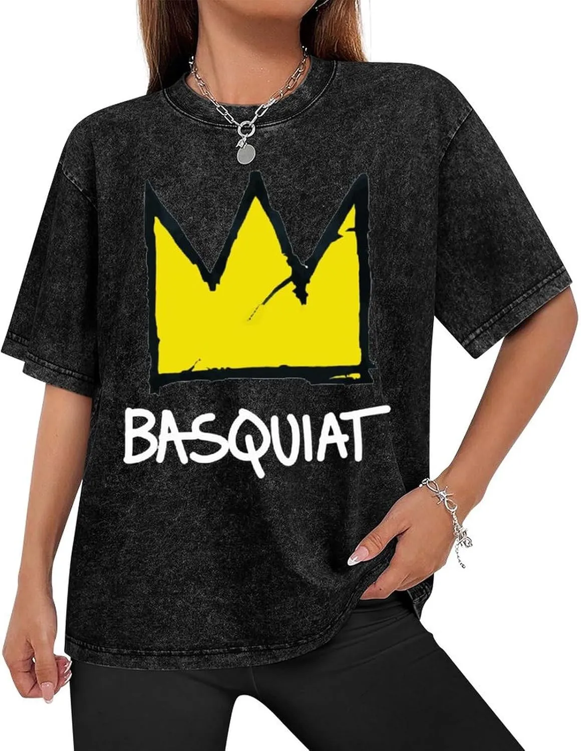 Youth & Adult Men's Short Sleeve T Shirts, Retro Oversized Crewneck Top T Shirt